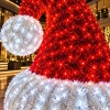 Dev LED Işıklı Noel Baba Şapkası