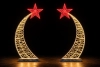 Led Işıklı Hilal Dekoru